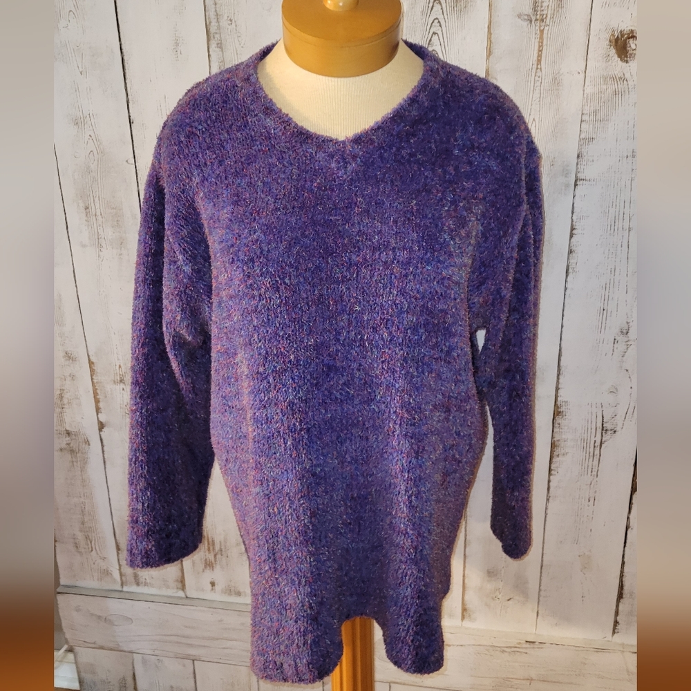 Oversized Purple Sweater